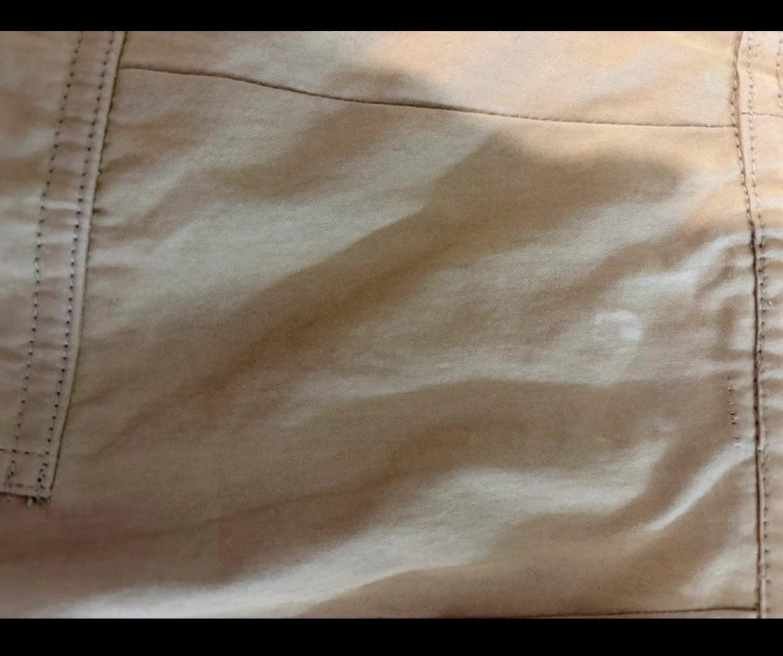 Falda beige vintage de talle alta talla 40 – photo 8